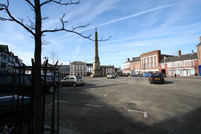 Ripon Market Place In The Morning
