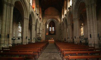 Inside Ripon Cathedral