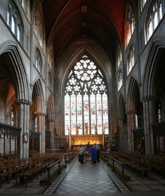 Inside Ripon Cathedral