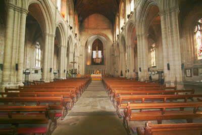 Inside Ripon Cathedral