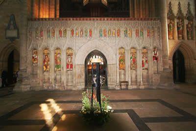 Inside Ripon Cathedral