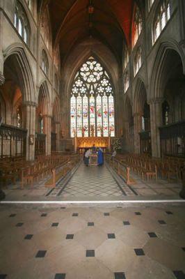 Inside Ripon Cathedral