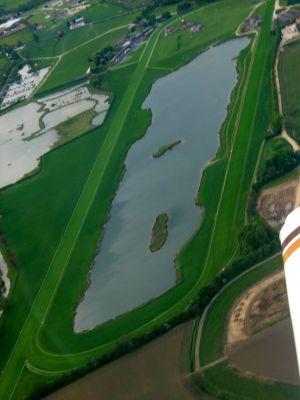 Aerial View Of Racecourse Lake