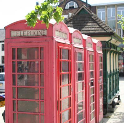 Market Square Red Telephone Boxes