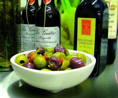 Olives And Bottles At Lockwoods 