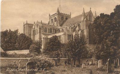 Post Card Ripon Cathedral Pre 1886