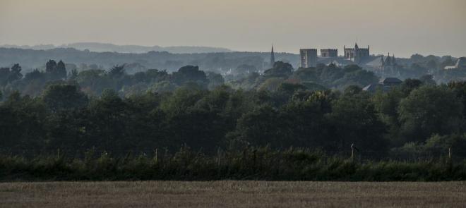 Ripon across the fields